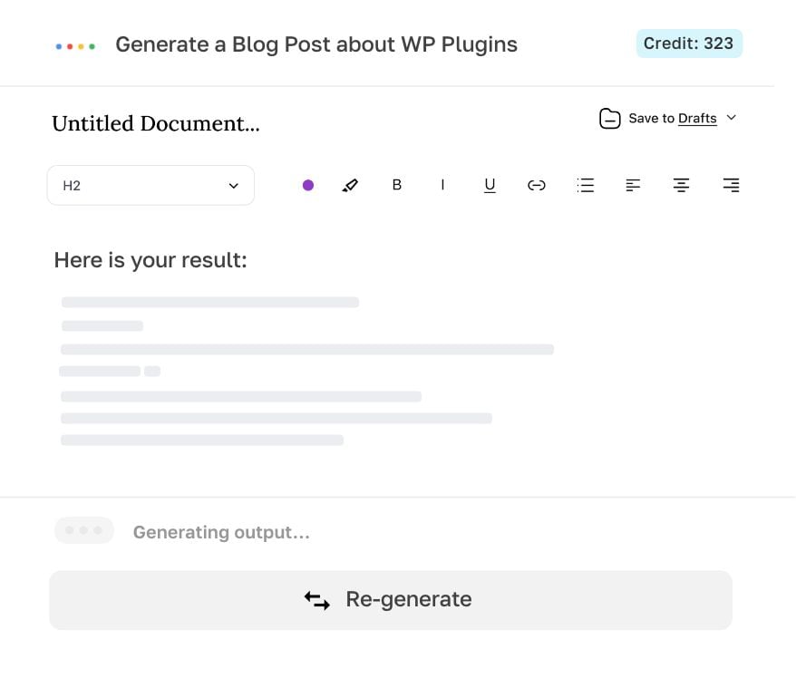 Gere, Edite e Exporte